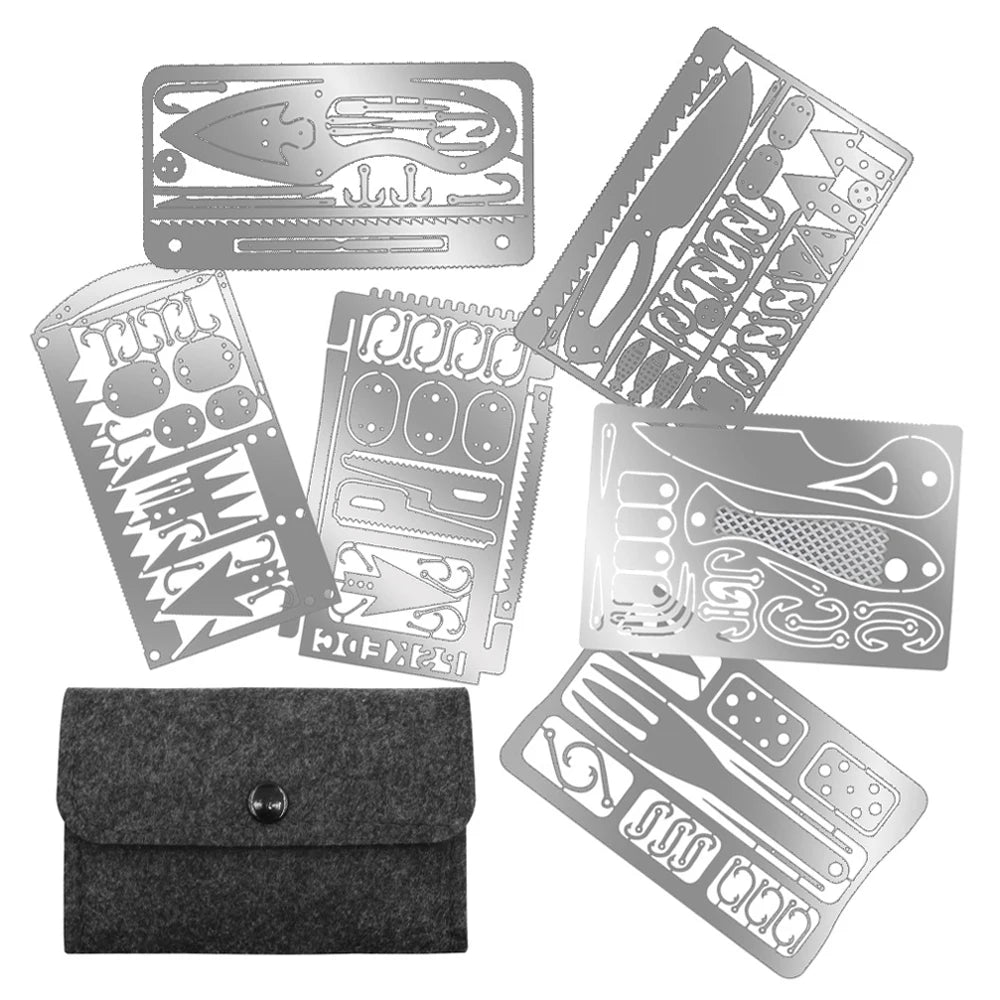 Baiyuheng Factory Direct Low Price Black Multifunction Multi-Tool Credit Card