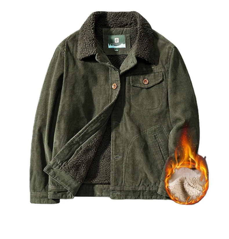Ins Hot Sell Winter Bomber Jacket  Pilot Warm Fur Collar  Jackets Mens Jacket Custom Size