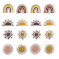Iron on Embroidery Sun Patch for Clothes Hat Decoration