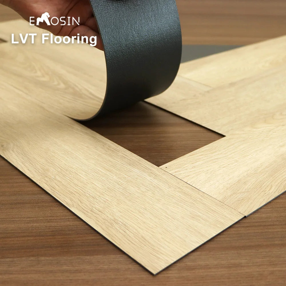 Luxury Vinyl Plank Loose Lay Vinyl for Commercial Space Project Choice Industrial LVT Tiles Stone Plastic Vinyl