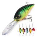 Spinpoler 120mm 21.5g Crankbait Hard Fishing Lure Wobbler Artificial Bait #6 Hook for Freshwater GobysTroutPerchPike Zander