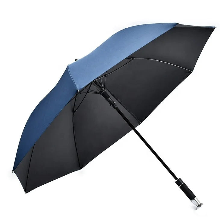 Full Fiber 27 Inch Semi-Automatic Golf Umbrella Advertising Gift Umbrella Wholesale Customized logo