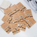DAIHE Wholesale Friendship Jewelry Set Adjustable Hand Woven Bracelet Glow Stone Bracelet for Couple Gift