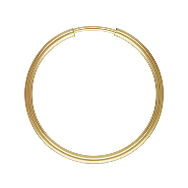 Real Gold Filled Hoops Earring Findings Wholesale Jewelry 14K Gold Filled Earring Hoops
