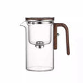 Premium 600ml High Borosilicate Glass Teapot Heat-Resistant Large Capacity Chinese Classic Home Tea Brewing Set