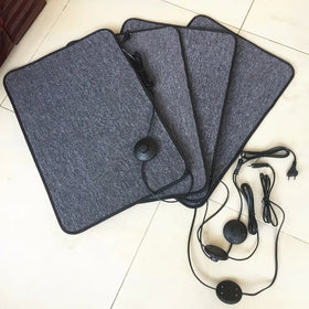 European Best Seller Anthracite Grey Heated Foot Warmer Mat | Under Desk Electric Heating Pad for Winter Comfort