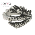 Viking Jewelry Stainless Steel Punk Rings Viking Dragon Claw Ring Viking Rings for Men