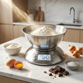 HYD 5kg 2L Bowl Stainless Steel Electronic Digital Nutrition Food Weighing Kitchen Scale