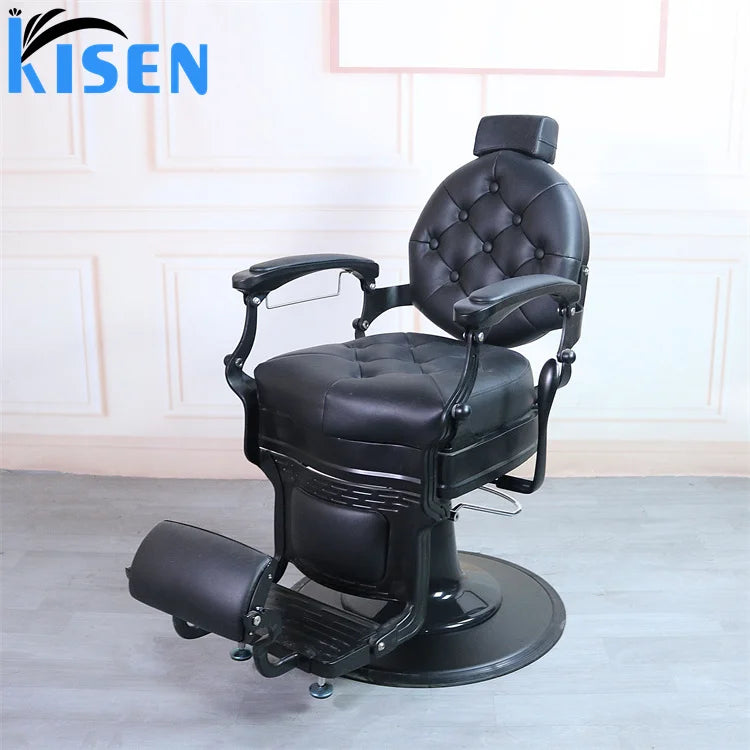 MORE DESIGN New Design Hairdressing Hair Reclining Hydraulic Vintage Shop Furniture Beauty Salon Styling Barber Chair