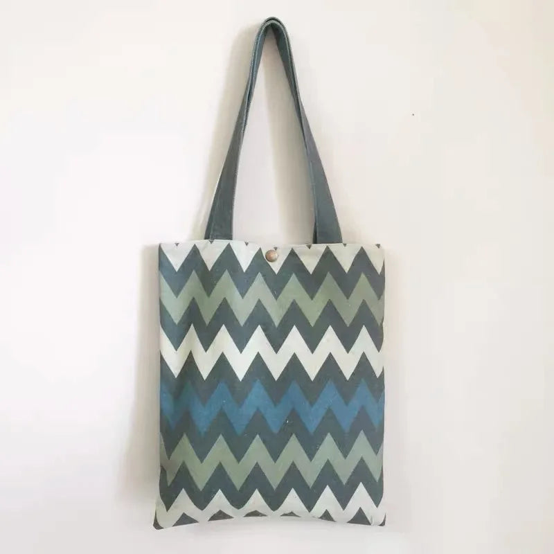Custom Printed Organic Cotton Canvas Tote Bag Mini/Large Size Fashion Style
