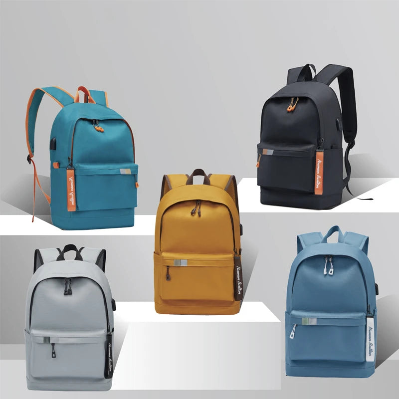 Large Capacity Multiple Functions School Student Outdoor Travel Oxford Zipper Closure Adjustable Strap Student Backpack