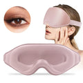 Custom Logo 3D Sleep Eye Mask Filled Memory Foam 100% Light Blocking Eye Covers with Adjustable Strap Night Blindfold for Women
