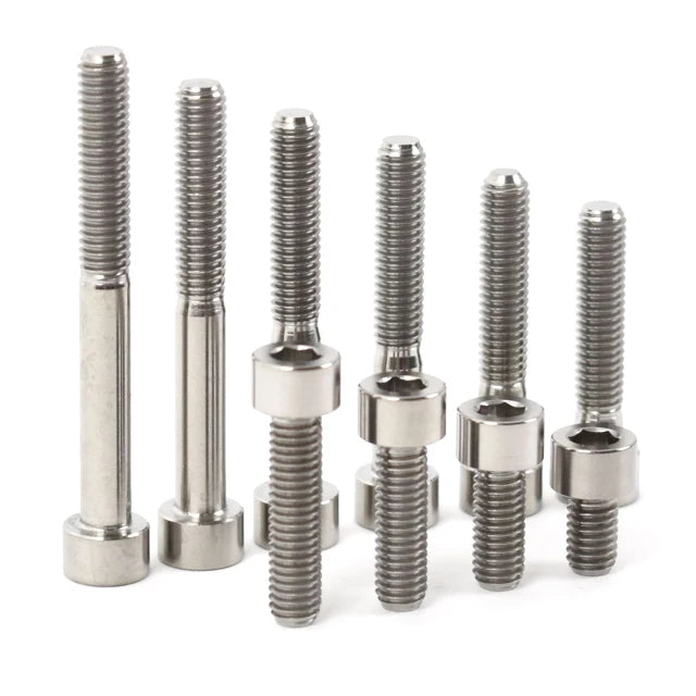 DIY Grade Titanium Alloy Bolts M5x12mm Zinc Finish Polished Surface Custom Color NH Brand Model B1 MegaBDM