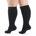 Eco-Friendly Breathable Sporty Compression Stockings for Women Men-Knee High Running Cycling Yoga Outdoor Sports