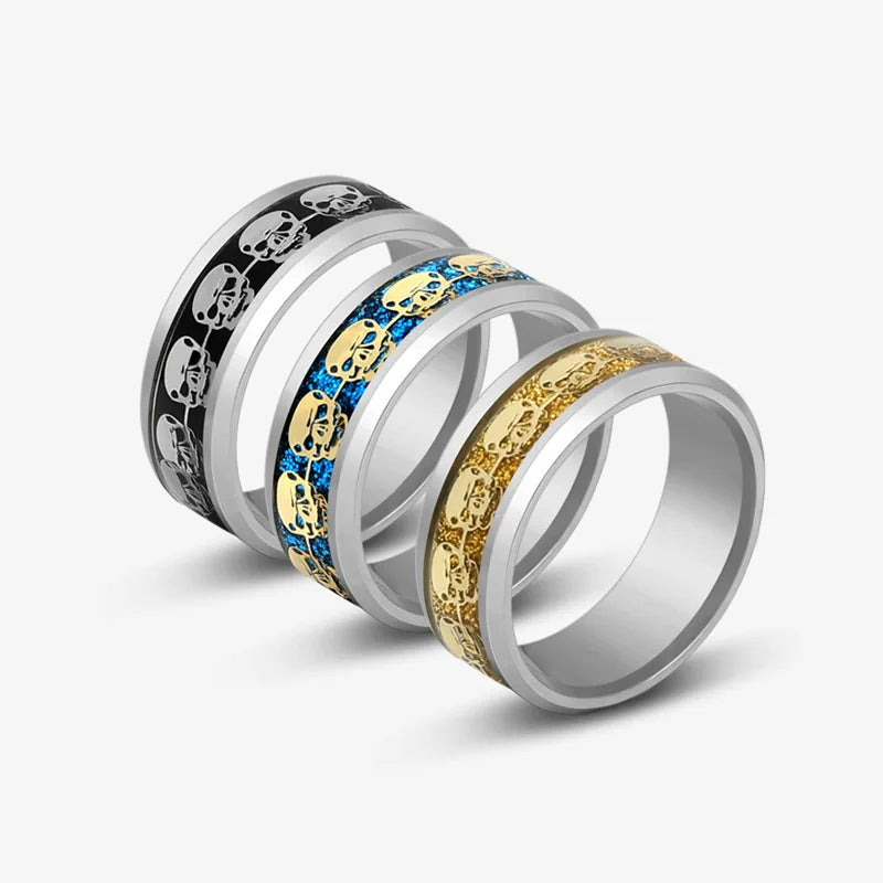Wholesale Stainless Steel Skull Ring for Men Jewelry