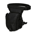 AYPPRO Unisex Tactical Waist Bag Nylon Hip Belt with Zipper Men's Running Pouch Drop Leg Thigh Bag Sport Style for Outdoor Use