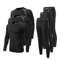 Kids Men Tracksuit Custom Design Own Logo Tight Shirts and Slim Pants Sport Set Two Piece Boys Jogging Suit Sets