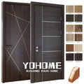 China Top Manufacturer Custom Made Internal Solid Wood Door Wood Interior Doors with Frames Fire Rated Interior Door