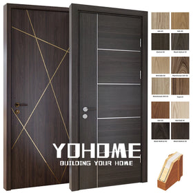 China Top Manufacturer Custom Made Internal Solid Wood Door Wood Interior Doors with Frames Fire Rated Interior Door