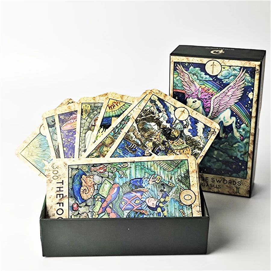 Wholesale Custom Tarot Deck Playing Cards Original Design Tarot Card Game for Entertainment Manufacturer Direct Supply