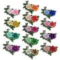 Wholesale Customizable Colorful Polyester Embroidery Guipure Lace Applique 3d Water Soluble Lace Sewing Patches T-CA05