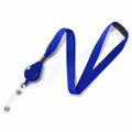 Wholesale Custom Eco-friendly Polyester Colorful Tubular Lanyards Breakaway Accessories ID Card Holder Retractable Reel Badge