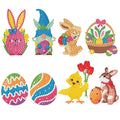 Easter Egg Rabbit Cartoon Mosaic Wall Sticker R-LD004-130 Diamond Painting Stickers for Kids
