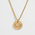 Joolim 18k Gold Plated  Rope Chain Stylish  Angel Wings Pendant Necklace Stainless Steel Fashion Jewelry