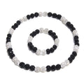 Wholesale Fashion Men Women New Pollyanna Bling Rhinestone Drip Chain Beaded Baseball Necklace Bracelet Set Gold Plated