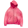Custom Men Sun Dyed Ripped Oversized Heavy Weight Cotton Acid Washed Distressed Hoodie