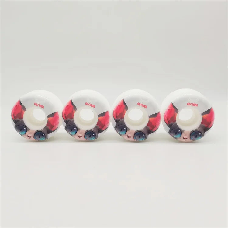 Wholesale Brand Custom Durable 52mm 102a Skate Skateboard Wheel With Conical Shape for Skateboard