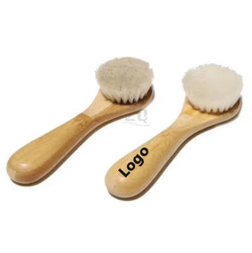 Natural Bamboo Handle Facial Cleaner Blackheads Nose Scubber Exfoliating Deep Facial Skin Care Wooden Face Cleaning Brush