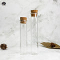 22x115mm Transparent Glass Tubes Container with Cork Lids