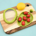 Small Round Modern Design Storage Box Food Anti-Oxidation Stretch Fruit Vegetable Saver Lemon Tomato Avocado Onion Kitchen Use