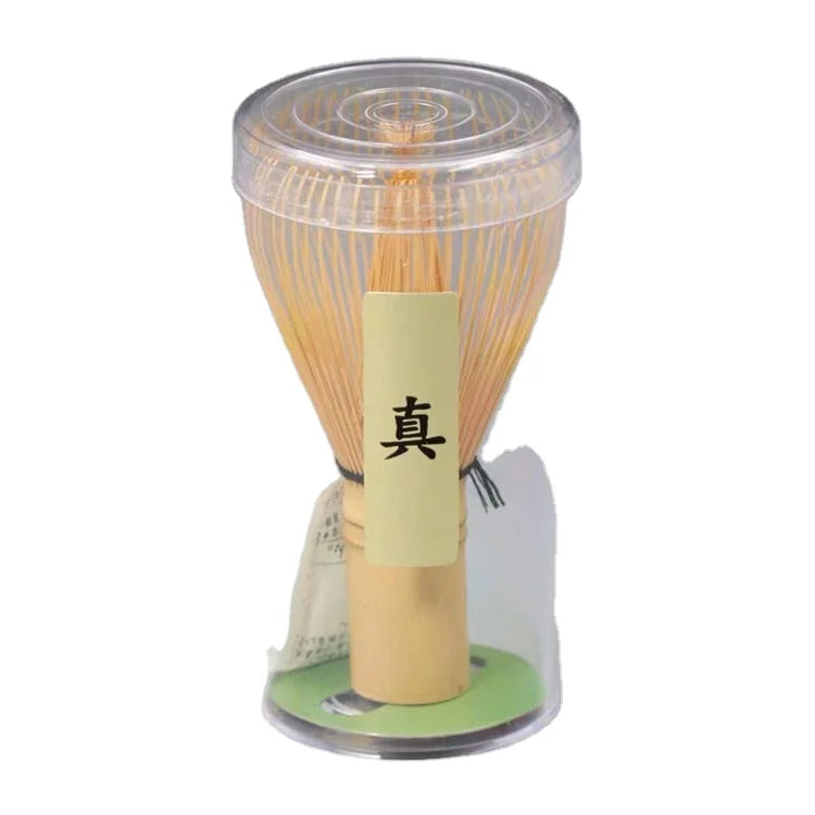 Newell Eco-Friendly Handmade Bamboo Zhen Matcha Whisk 120prongs Durable Matcha Kit