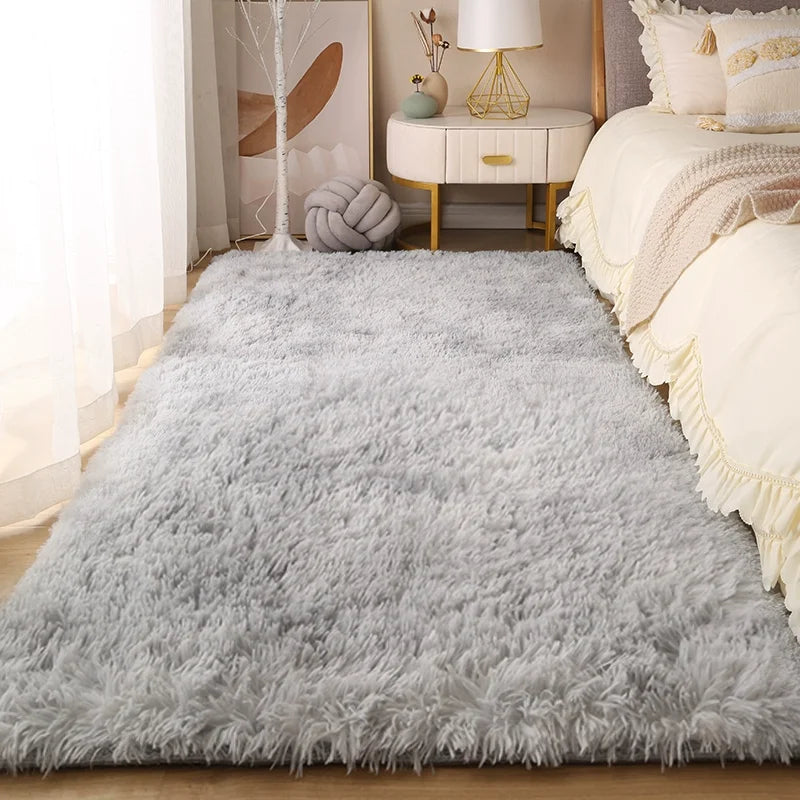Nordic Modern Thickened Polyester Carpet Bed Mat 3D Technics for Home Use for Living Room Bedroom Tea Table Cloakroom Blanket