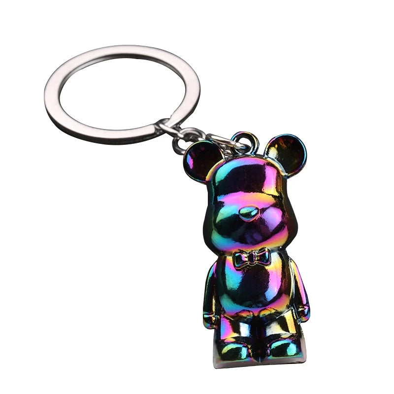 New Creative High Quality Zinc Alloy Key Chains Exquisite Cute Car Key Ornaments Bag Pendant Cartoon Jewelry Gift