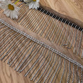 JFRT037 Wholesale Rhinestones Beaded Fringe Trim Crystal Chain Fringe Trim Fashion Accessories for Cloth