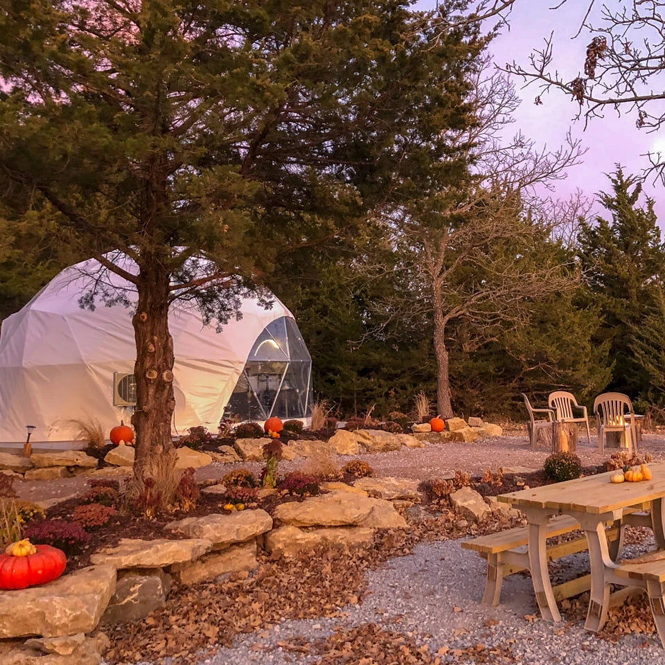 6M Eco Resortes Tent Glamping Geodesic Igloo Dome for Farm Stay