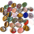 Natural Mixed Worry Stone Crystal Thumb Gemstone Natural Crystal Therapy Worry Stone