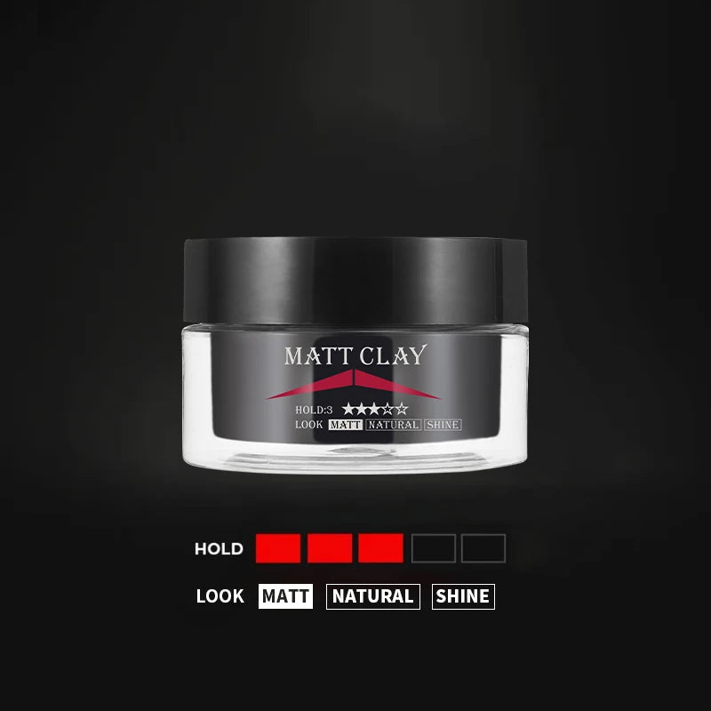 OEM /ODM 80g Matte Hair Clay for Man Hair Wax