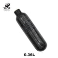 TUDIVING CE Certificated Round Bottom High Pressure 360cc 4500psi 300bar 30mpa Valve Paintball Game Carbon Fiber Gas Cylinder