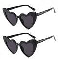2026 Retro Love Heart Shaped Glasses Ladies UV400 Protection Wholesale Custom Logo Trendy Fashion Women Girls Sunglasses