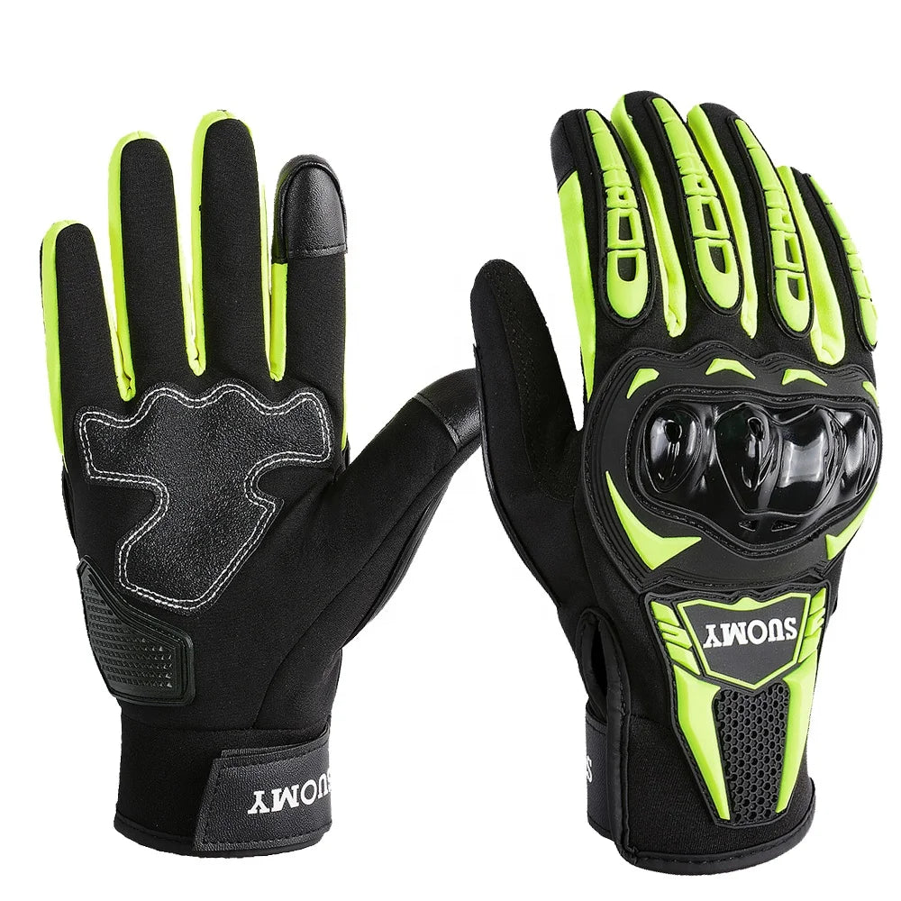 SUOMY Motorcycle Gloves Men Cycling Mountain Bike Guantes Motocross Luvas Touch Screen Motorbike Gloves Men Spring Summer Winter