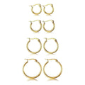 18K Gold Plated Surgical Stainless Steel Huggie Hoop Earrings Hypoallergenic Earrings Hoop Cartilage Helix Lobes Hinged Earrings