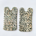 Hongzhuo Super Cheap Girl Gem Fashion Jewelry Dalmatian jasper Reiki Energy Comb Good for Heath of Man and Women