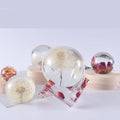 round ball Luminous Tabletop decoration base epoxy decorate Resin Crystal Glue Silicone Mold Aromatherapy for 3D Mould