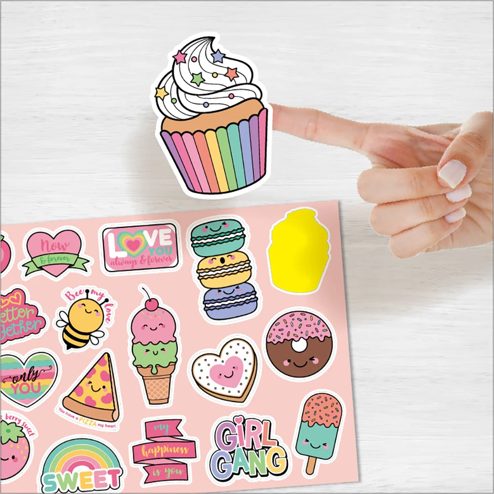 Custom Printed Logo Labels for Packaging Bakery Cake Food Label Sticker Fast Canteen Waterproof Sticker Printing Roll Sheet