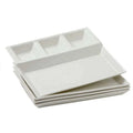 Restaurant Tableware Japanese Sushi Tray 8 Inch 4 Portions Side Dish Serving Melamine Dinner Plate