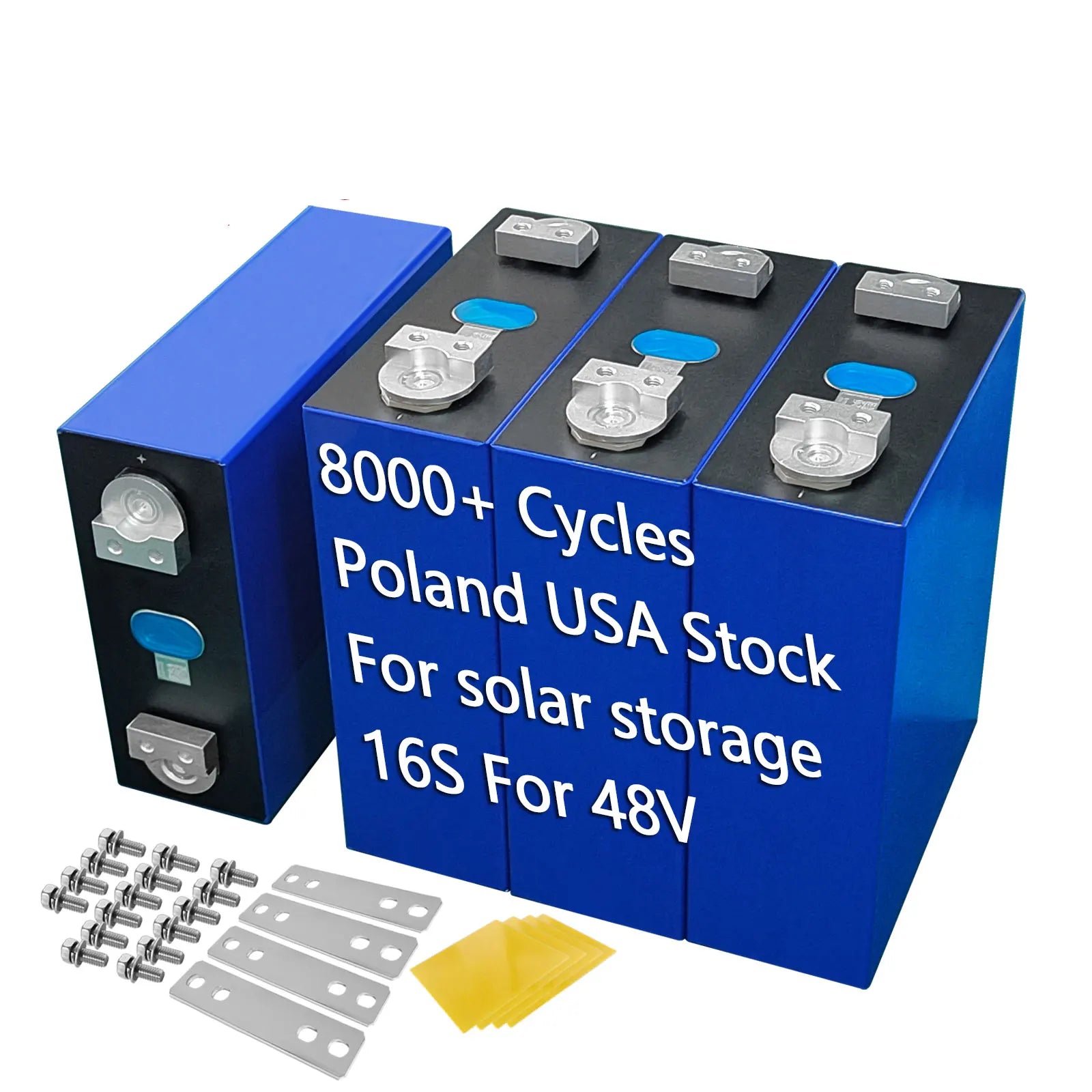 China Stock LF280K 280Ah-314Ah Prismatic Liquid 3.2V DIY LiFePO4 Battery Cell with 6000 Cycles for Solar Energy Storage